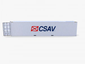 40ft shipping container csav v1 3D Model