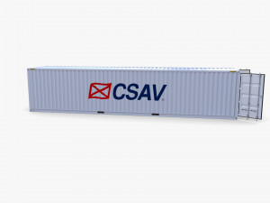 40ft shipping container csav v1 3D Model