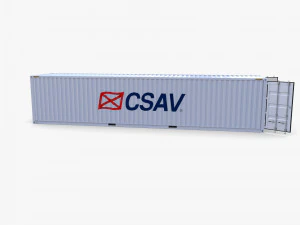 40ft shipping container csav v1 3D Model