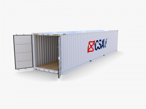 40ft shipping container csav v1 3D Model