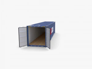 40ft shipping container csav v2 3D Model