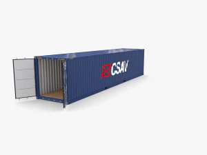 40ft shipping container csav v2 3D Model