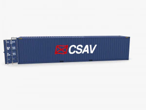 40ft shipping container csav v2 3D Model
