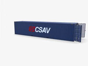40ft shipping container csav v2 3D Model