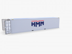 40ft shipping container hmm v1 3Dモデル