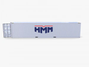 40ft shipping container hmm v1 3D Model
