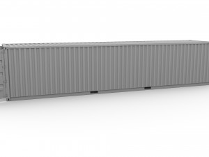 40ft shipping container hmm v1 3Dモデル