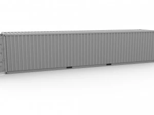 40ft shipping container hmm v1 3D Model