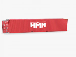 Cont&ecirc;iner de transporte de 40 p&eacute;s hmm v2 Modelo 3D