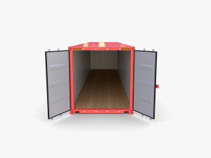40ft shipping container hmm v2 3D Model