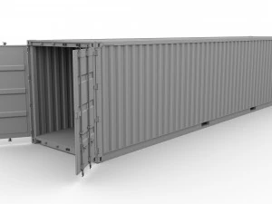 Cont&ecirc;iner de transporte de 40 p&eacute;s hmm v2 Modelo 3D