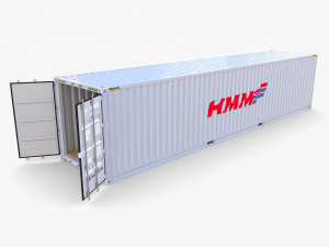 40ft shipping container hmm v3 3D Model