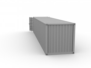40ft shipping container hmm v3 3D 모델