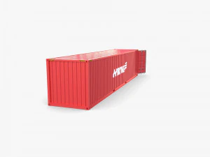 40ft shipping container hmm v4 3D Model