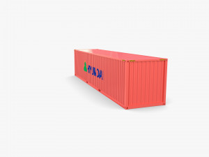 40ft shipping container hyundai 3D Modell