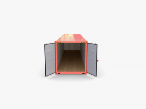 40ft shipping container hyundai 3D Modell