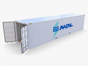 Container da 40 piedi no Modello 3D