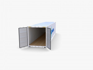 40ft shipping container nol 3D Model