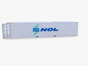 40ft shipping container nol 3D Model