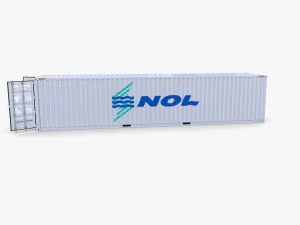 40ft shipping container nol 3D Model