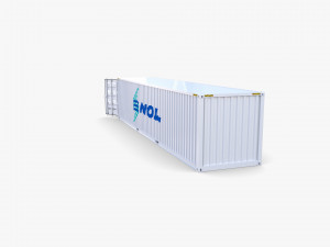 40ft shipping container nol 3D Model