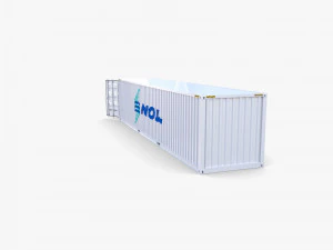 40ft shipping container nol 3D Model