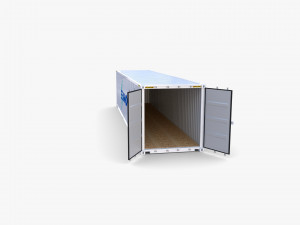 40ft shipping container nol 3D Model
