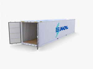 40ft shipping container nol 3D Model