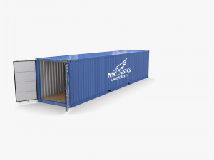 40ft shipping container nyk logistics v1 Modelo 3D
