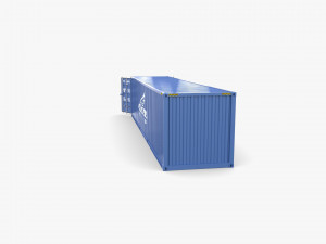 40ft shipping container nyk logistics v1 Modelo 3D