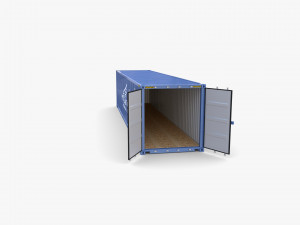 40ft shipping container nyk logistics v1 Modelo 3D