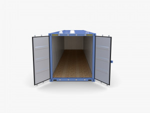 40ft shipping container nyk logistics v1 Modelo 3D