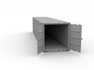 40ft shipping container nyk logistics v1 Modelo 3D