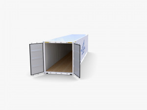 40ft shipping container nyk logistics v2 3D Model