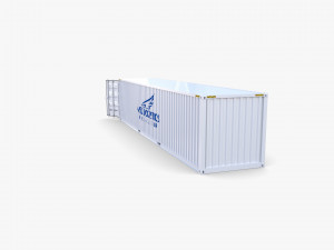 40ft shipping container nyk logistics v2 3D Model