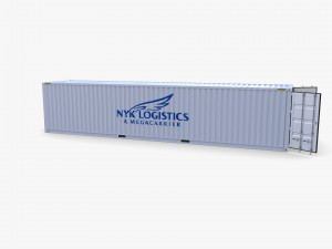 40ft shipping container nyk logistics v2 3D Model