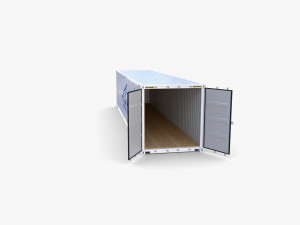 40ft shipping container nyk logistics v2 3D Model