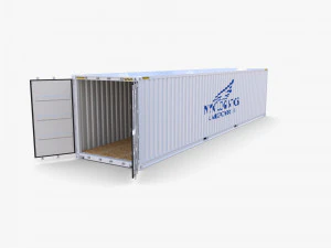 40ft shipping container nyk logistics v2 3D Model