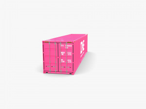 40ft shipping container one Model 3D