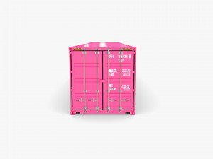 40ft shipping container one Model 3D
