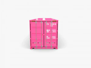 40ft shipping container one 3D Model