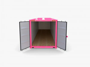 40ft shipping container one 3D Model