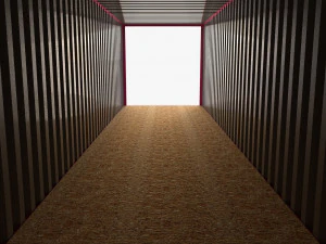 40ft shipping container one 3D Model
