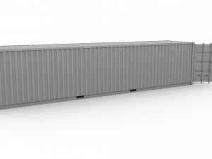 40ft shipping container one 3D Model