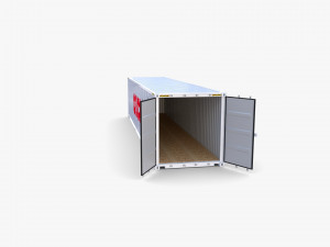 40ft shipping container one 3Dモデル
