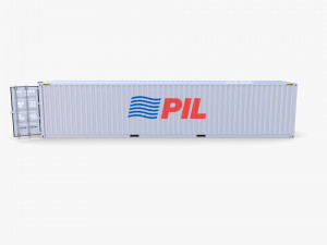40ft shipping container pil Model 3D