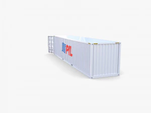 40ft shipping container pil 3D Model