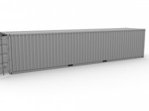40ft shipping container pil Model 3D