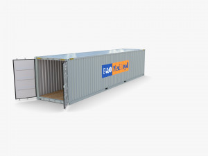 40ft shipping container po nedlloyd v1 3D 모델