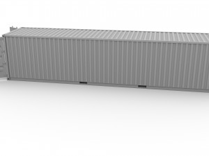 40ft shipping container po nedlloyd v1 3D 모델